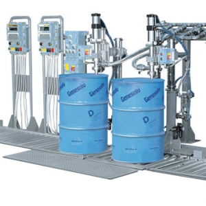 Automatic 200L plastic barrel filling line